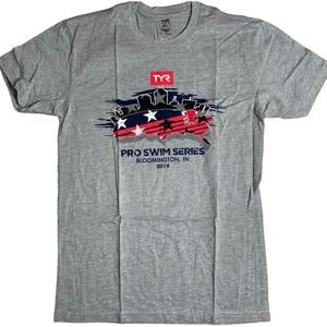 TYR Unisex Pro Swim Series 2019 Bloomington IN Short Sleeve Tshirt Grey - 3XL